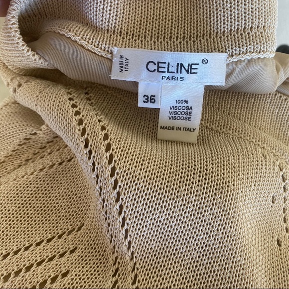 Celine Paris S Sexy Bodycon Boho Knit Pencil Skirt - Picture 7 of 8